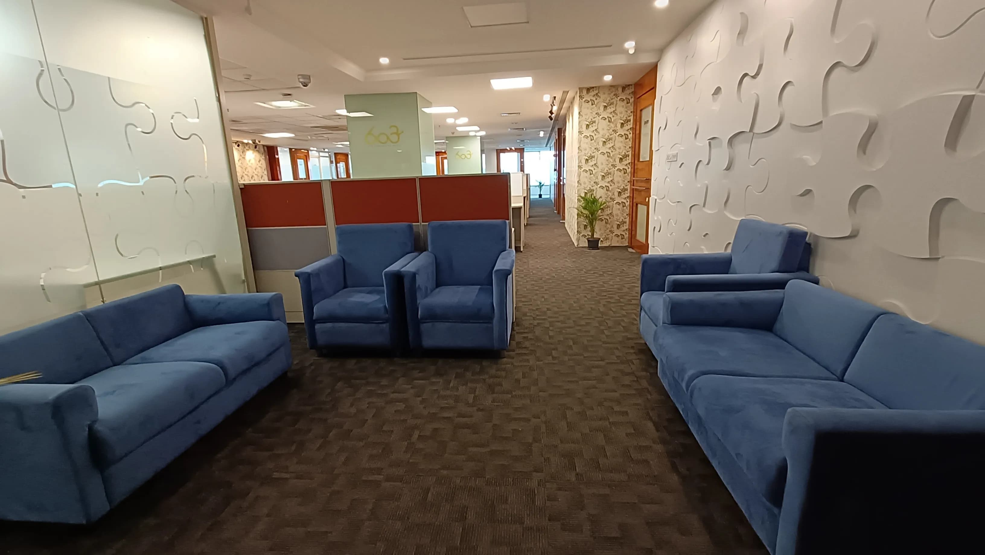 Lounge at a 603 centre